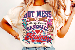 Funny Baseball Mama PNG, Game Day PNG, Baseball PNG, Sarcasm Product Image 2