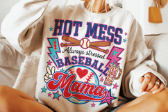 Funny Baseball Mama PNG, Game Day PNG, Baseball PNG, Sarcasm Product Image 3