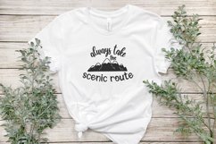 always take the scenic route svg