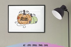 Always Thankful Sublimation SVG File Product Image 1