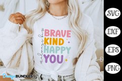 Always Be Brave Always Be you Inspirational SVG Product Image 1