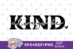 Always Be Kind SVG, DXF, PNG| Pink Shirt Day SVG Product Image 2