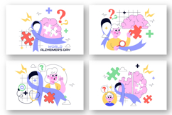 10 World Alzheimer's Day Illustration Product Image 3