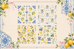 Amalfi Coquette Bundle | Italian Lemon &amp; Blue Tile Collectio Product Image 4