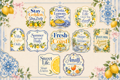 Amalfi Coquette Bundle | Italian Lemon &amp; Blue Tile Collectio Product Image 3