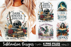 Reading sublimation PNG, Reading 4 PNG, Book Lover PNG Product Image 2