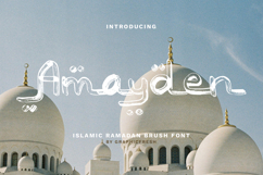 Amayden - The Islamic Ramadan Brush Font Product Image 1