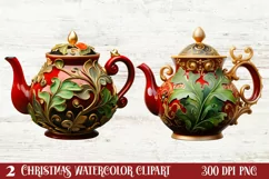Amazing Fairy Christmas Clipart, Fairy Christmas Clipart Product Image 1