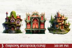 Amazing Fairy Christmas Clipart, Fairy Christmas Clipart Product Image 1