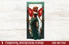 Amazing Fairy Christmas Clipart, Fairy Christmas Clipart Product Image 1