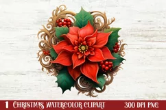 Amazing Fairy Christmas Clipart, Fairy Christmas Clipart Product Image 1