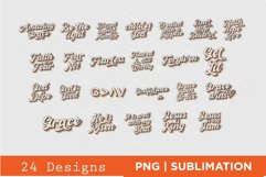 24 Retro Text State Sublimation Product Image 1