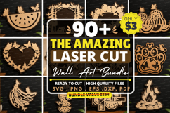 Amazing Laser Cut Wall Art SVG Bundle,Laser Cut SVG Big File Product Image 1
