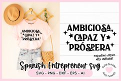 Spanish Entrepreneur SVG | Ambiciosa, Capaz y Prospera SVG Product Image 1