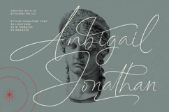 Ambigail Jonathan - Stylish Signature Font Product Image 1