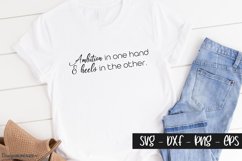 Ambition and Heels - Girl Boss Quotes Product Image 1