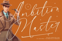 Ambition Master - Stylish Signature Font Product Image 1