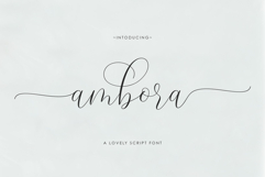 Ambora Script Product Image 1