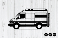 Ambulance Car SVG, Emergency Vehicle SVG Product Image 1