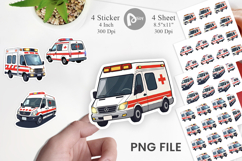 Ambulance Vehicle Sticker Product Image 1