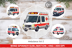 Wind Spinner Ambulance Vehicle Product Image 1