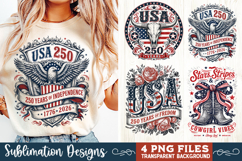USA 250th Anniversary 4 PNG Sublimation, Patriotic 4th Product Image 4
