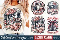 USA 250th Anniversary 4 PNG Sublimation, Patriotic 4th Product Image 6