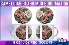 Camellias Mug Sublimation | 11 oz 15 oz Mug | Camellias PNG Product Image 1