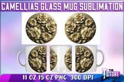 Camellias Mug Sublimation | 11 oz 15 oz Mug | Camellias PNG Product Image 1