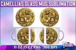 Camellias Mug Sublimation|11 oz 15 oz Mug|Camellias Mug Wrap Product Image 5