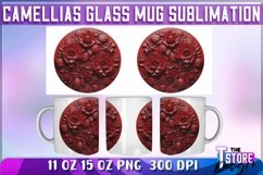 Camellias Mug Sublimation | 11 oz 15 oz Mug | Camellias PNG Product Image 1