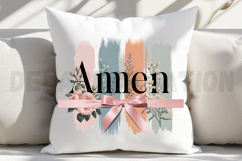 Amen Coquette Bow Sublimation PNG Product Image 4