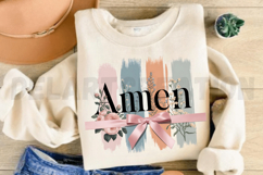 Amen Coquette Bow Sublimation PNG Product Image 3