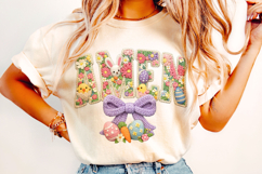 Easter Amen Faux Yarn PNG, Christian Religious Easter PNG Product Image 5