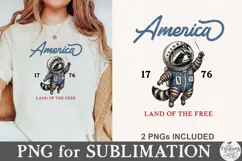 America Land of the Free PNG Product Image 1