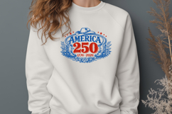 America 250 SVG - USA 250th Anniversary Vintage Western PNG Product Image 3