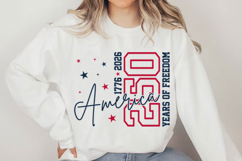 America 250 Years Of Freedom Svg Design Product Image 4