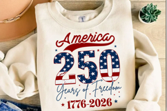 America 250 Years of Freedom Svg Design Product Image 2