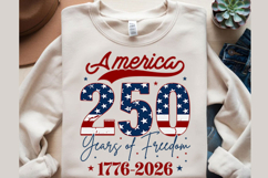 America 250 Years of Freedom Svg Design Product Image 5
