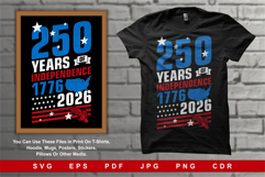 America 250 Years Of Independence, USA 250th, 1776 2026 Product Image 1