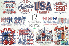 America 250th Anniversary Png Clipart Product Image 1
