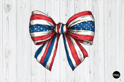 Coquette American Girl PNG, Coquette Bow PNG Product Image 1