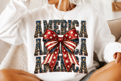 America Coquette Bow PNG Product Image 2