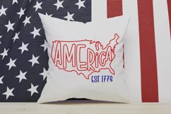 America Est 1776 SVG, 4th Of July SVG Design Product Image 2