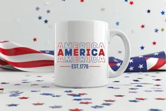 America Est.1776 SVG, 4th Of July SVG Design Product Image 2