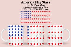 america flag stars coffee mug sublimation wrap glass mug wrap svg presized for 11oz and 15oz glass mug are sublimation files