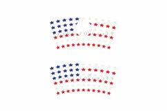america flag stars starbucks 16oz hot cup wrap svg presized template for tumbler grande suitable for cricut and silhouette
