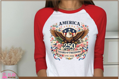America 250 year anniversary celebration design, America png Product Image 7