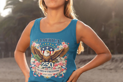 America 250 year anniversary celebration design, America png Product Image 6