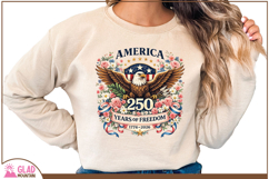 America 250 year anniversary celebration design, America png Product Image 4